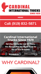 Mobile Screenshot of cardinalinternationaltrucks.com
